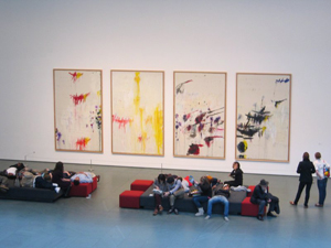 US artist Cy Twombly creates ceiling for Louvre