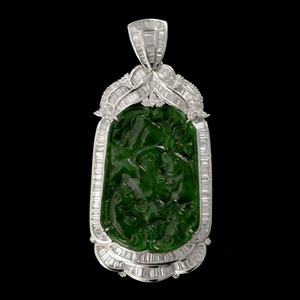 Exceptional natural jade jewelry toast of Michaan’s auction Feb. 6