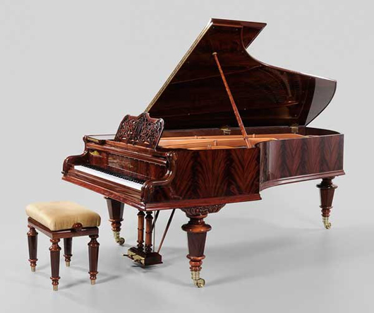 Ashburnham antique piano collection awaiting players