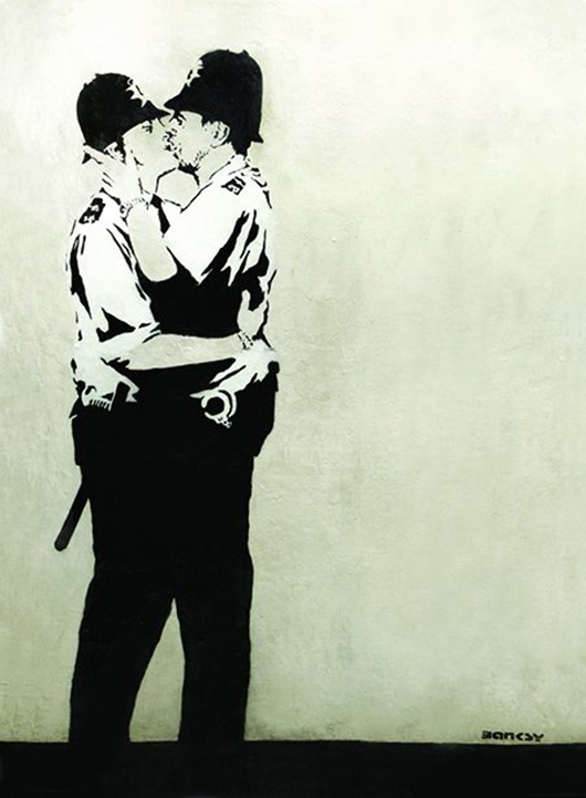 Banksy street painting sells at Miami auction for $575,000