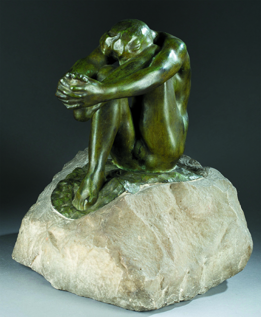 Newly authenticated Rodin sculpture sells for $306,800 at Quinn's