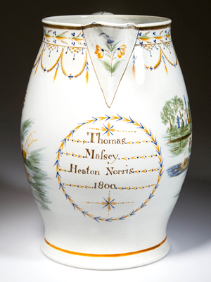 Pearlware jug tops $4,887 at Jeffrey Evans ceramics sale