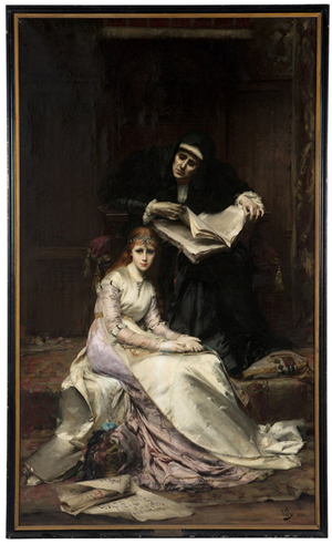 Anatole Vély painting leads bidding at John Moran auction