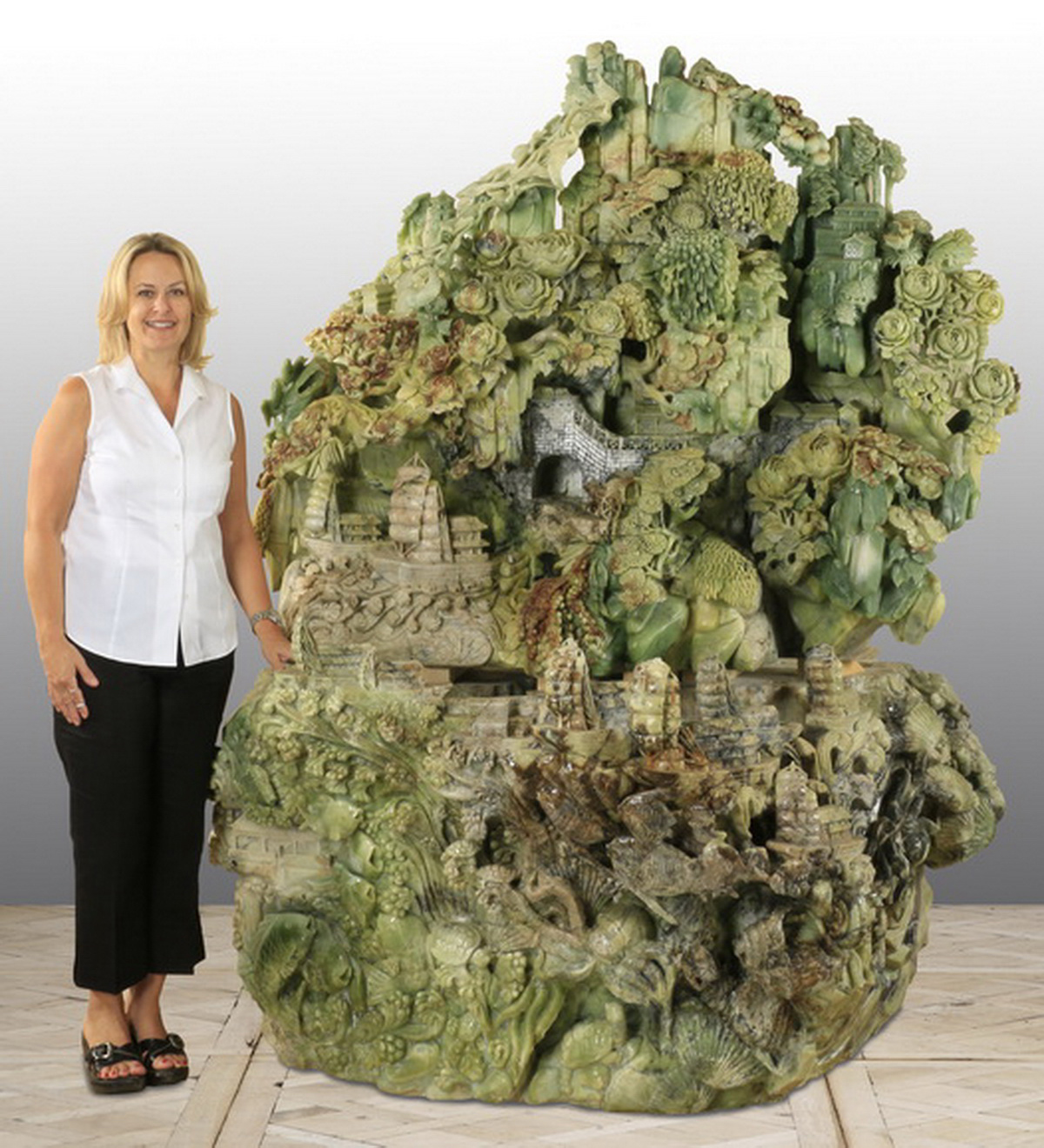 Great Gatsby's to auction gigantic Chinese stone carvings Aug. 29-30