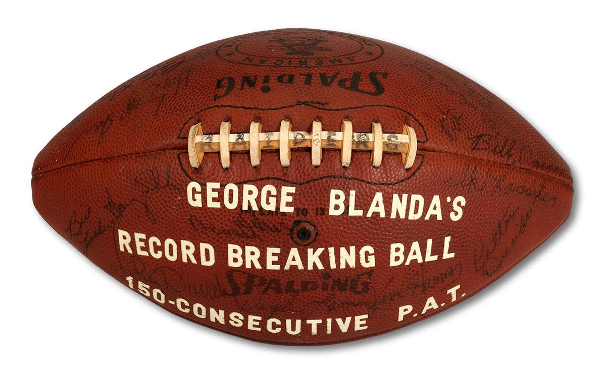 George Blanda football trophies, memorabilia heading to auction