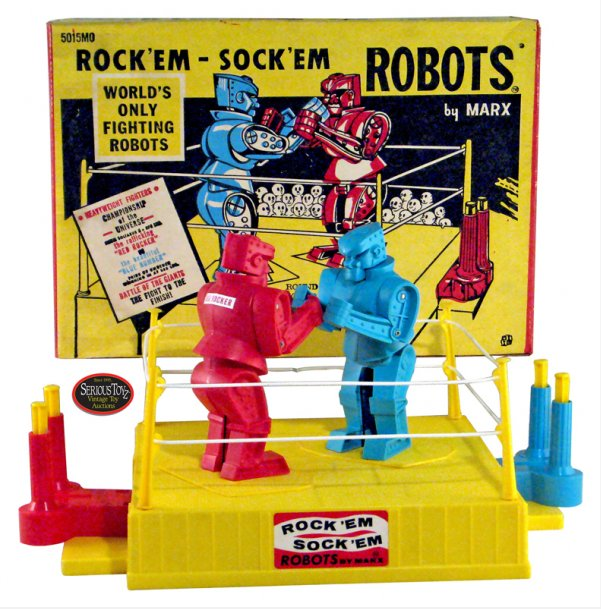 Giant Rock 'em Sock 'em Robots game to debut at Dave & Buster's