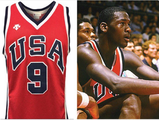Michael Jordan 1984 Olympics jersey auctioned for record $274K