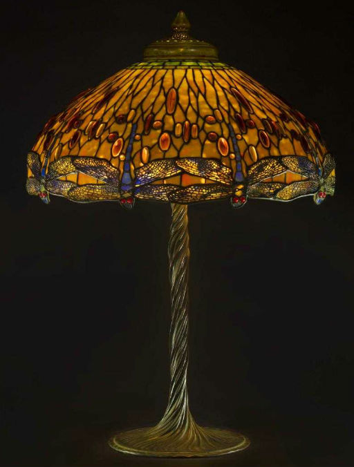 Tiffany Dragonfly lamp soars to $200K at Andrew Jones Auctions