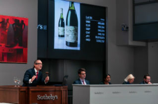 Single bottles of wine sell for record prices at New York auction