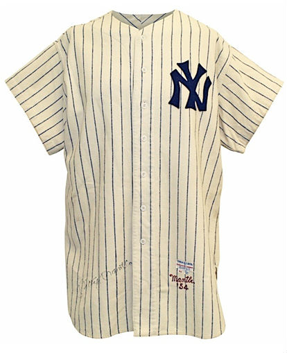 Mickey Mantle 1954 NY Yankees jersey hits $575K at auction
