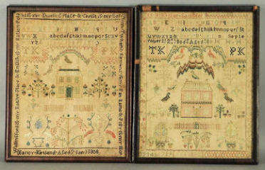 Sisters’ early 19th C. samplers achieve $10K at Bruneau auction