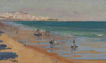 John Lavery beach painting to crest at Capsule Gallery July 30