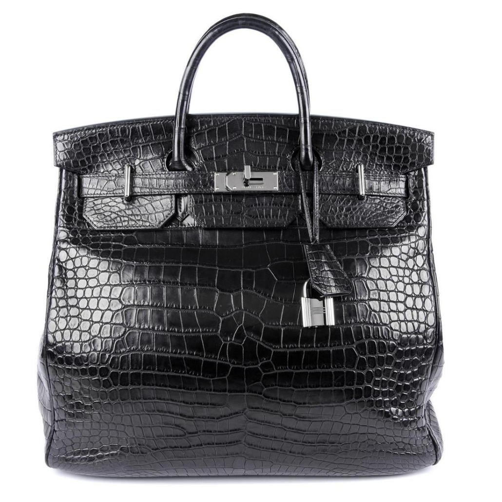black crocodile birkin bag price