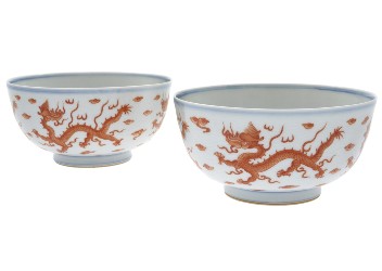 Chinese Kangxi dragon bowls highlight superb Feb. 29 Asian art auction