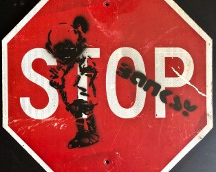 Kensington features Banksy stop sign in March 23 sale