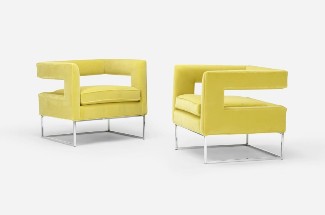 Milo Baughman’s dramatic furniture designs