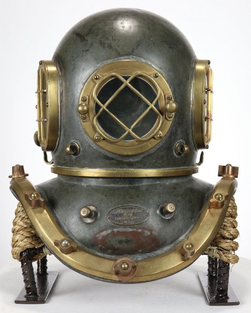 Nation's Attic sets auction record for WWII diving helmet