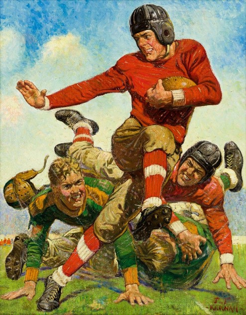 Sports illustrations post high scores at Swann auction
