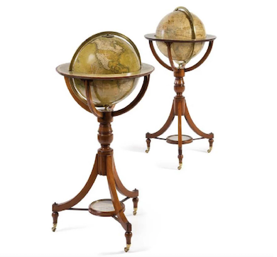 Antique globes put a new spin on our world view