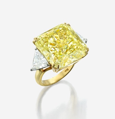 Yellow diamond ring sparkled brightly at Freeman&#8217;s May 19 sale