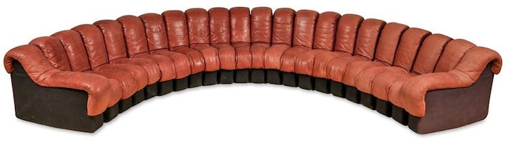 De Sede&#8217;s &#8216;Non Stop&#8217; sofa enjoys endless popularity