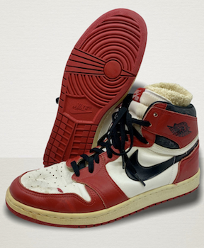 Jordan-worn sneakers occupy lofty place in sports memorabilia marketplace
