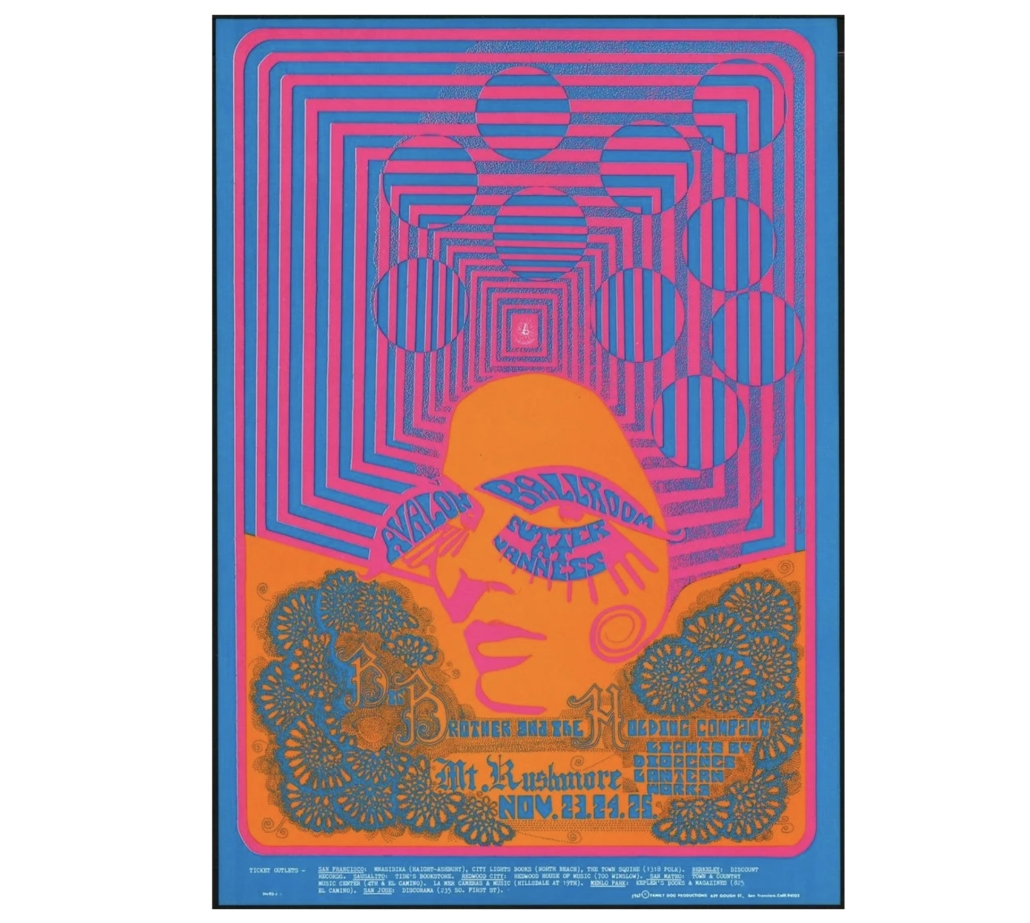 Take a trip back to the psychedelic era via Aug. 5 concert poster auction