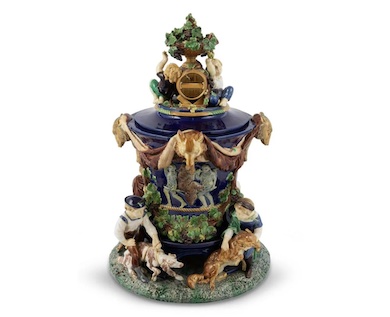 Doyle&#8217;s first offering of Joan Stacke Graham Majolica collection exceeds expectations