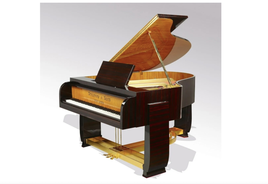 Rare Steinway & Sons Art Deco Style Grand Piano