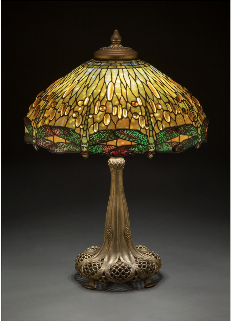 Tiffany Dragonfly table lamp Archives - Auction Central News