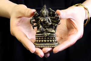 Tiny, ancient Buddhist bronze claims $343K at Sworders