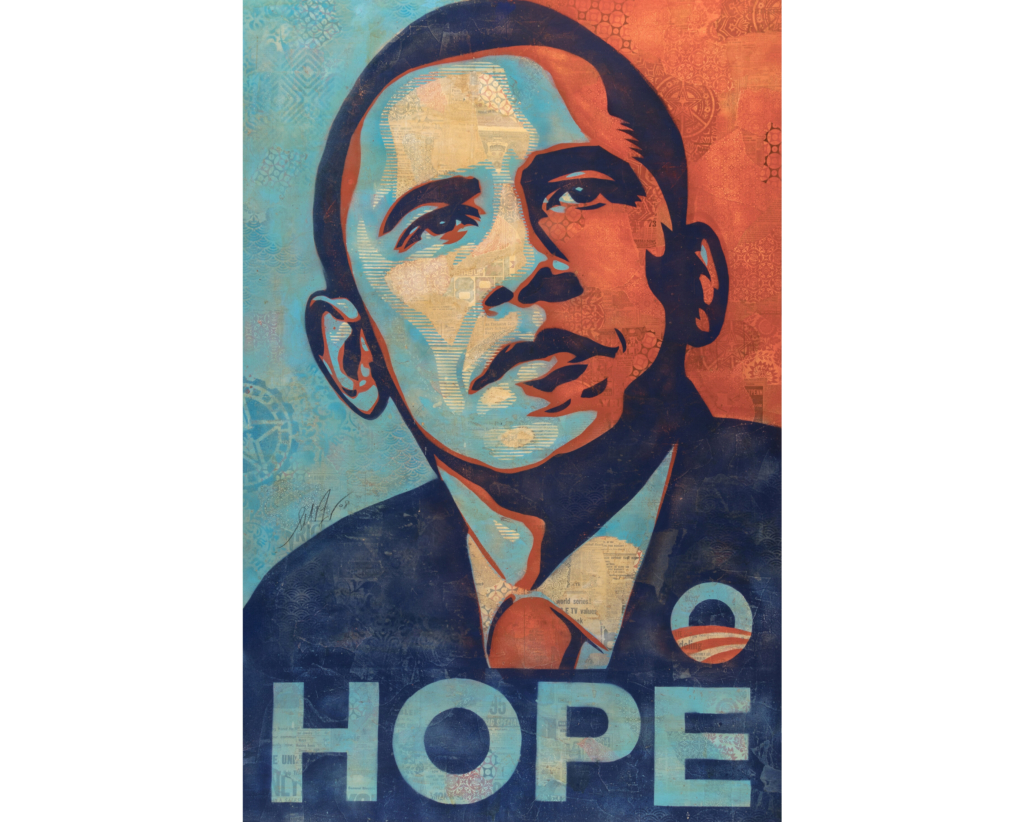 Shepard Fairey Obama artwork has HOPE of earning $500K at Heritage, May 19