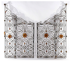 Architectural wrought iron: shapely decorative accents