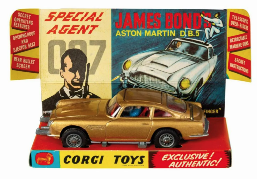 Corgi Toys put film icons in the driver's seat