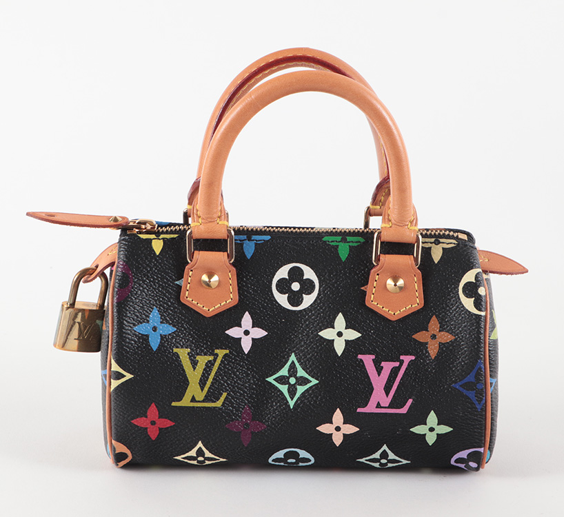 Louis Vuitton Mini Speedy Multicolor Black Bag