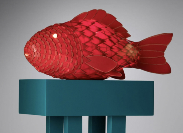 Sold at Auction: Frank Gehry (b. 1929); New City Editions, Rare Frank Gehry  Fish Lamp