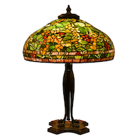 Tiffany Nasturtium lamp bloomed at Woody&#8217;s auction of single-owner collection