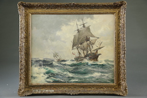 Quinn’s June 9 Fine &#038; Decorative Arts auction led by marine painting with intriguing provenance