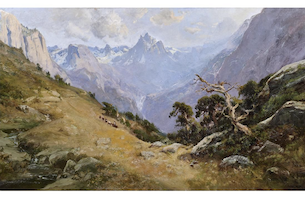 William Keith&#8217;s Yosemite Valley landscape coming up in Clars&#8217; June 16-17 series