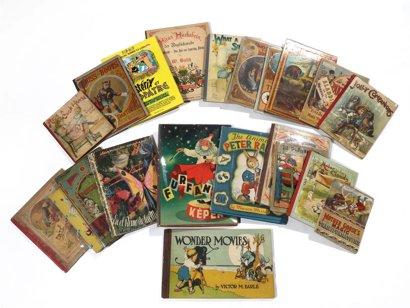 Antiquarian books for children stole the show at Andrew Jones