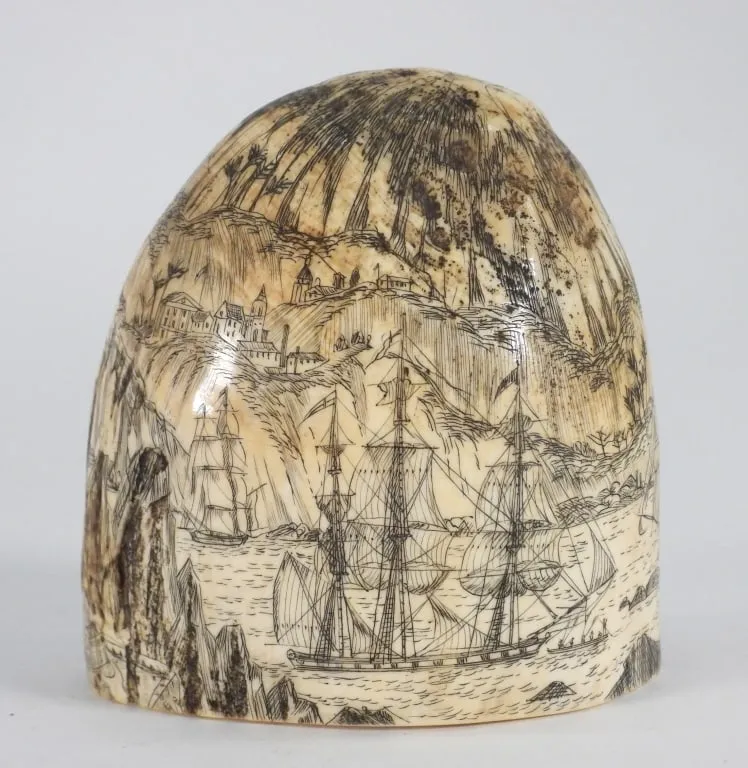 African American whaler scrimshaw topped $9K at Bruneau &#038; Co.