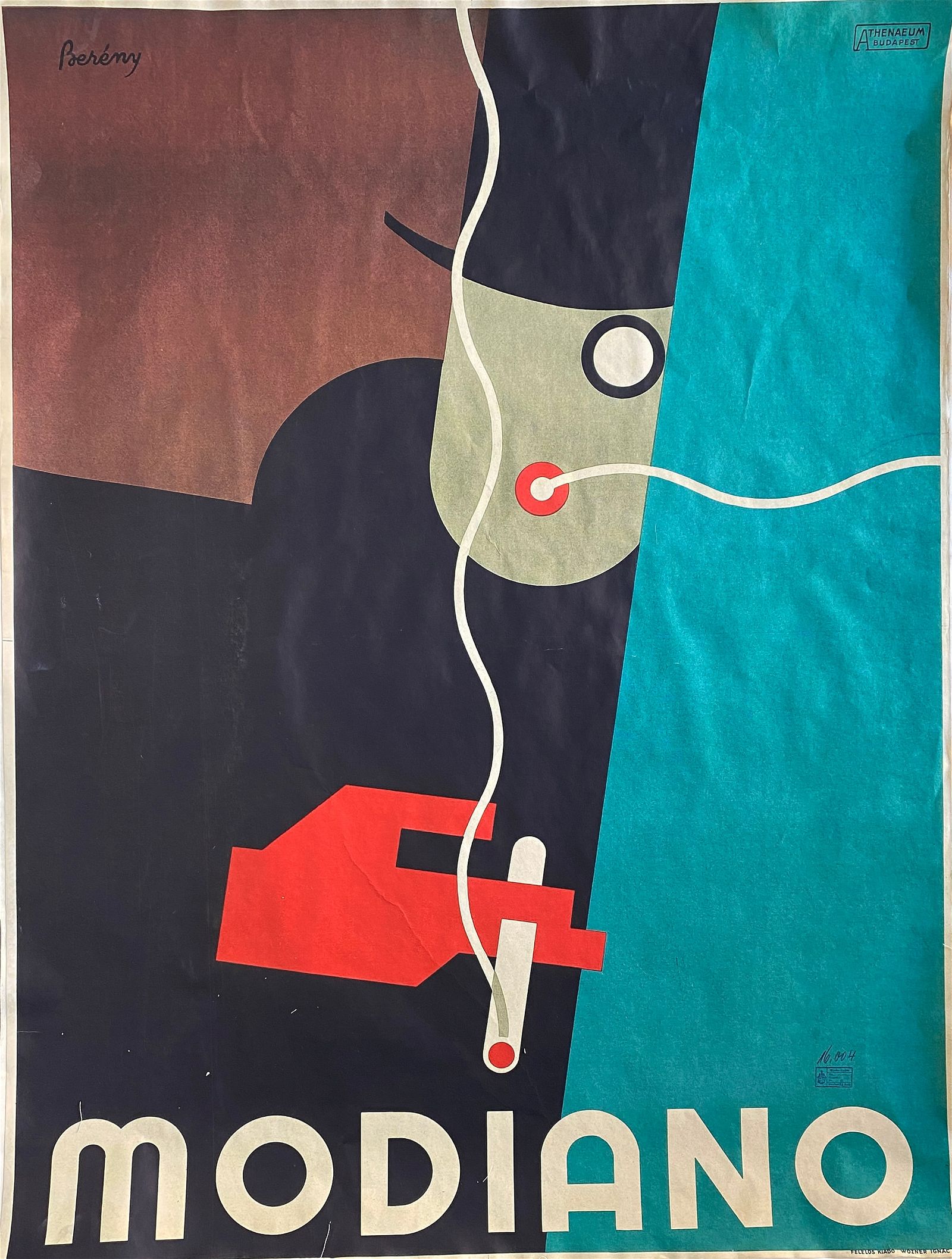Robert Bereny Modiano Cigarettes poster leads our five auction highlights